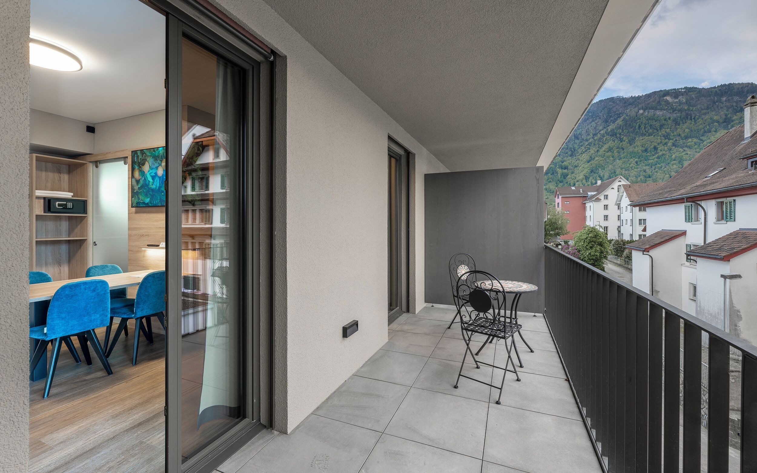 Superior Quadruple Room, Kitchen, Courtyard View | Terrace/patio