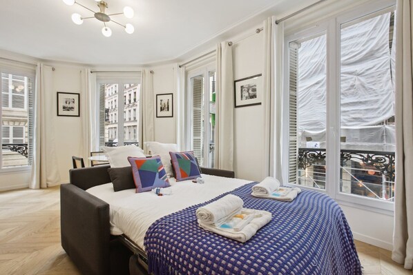 2 habitaciones, internet y ropa de cama 