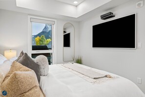 1 soverom, skrivebord, strykejern/-brett og wi-fi (inkludert)