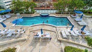Indoor pool, outdoor pool