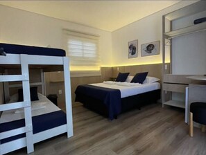 In-room safe, desk, laptop workspace, blackout curtains