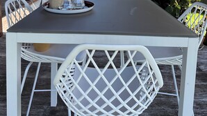 Outdoor dining - 3bed villa, pool, spa and sauna (Lamentin)