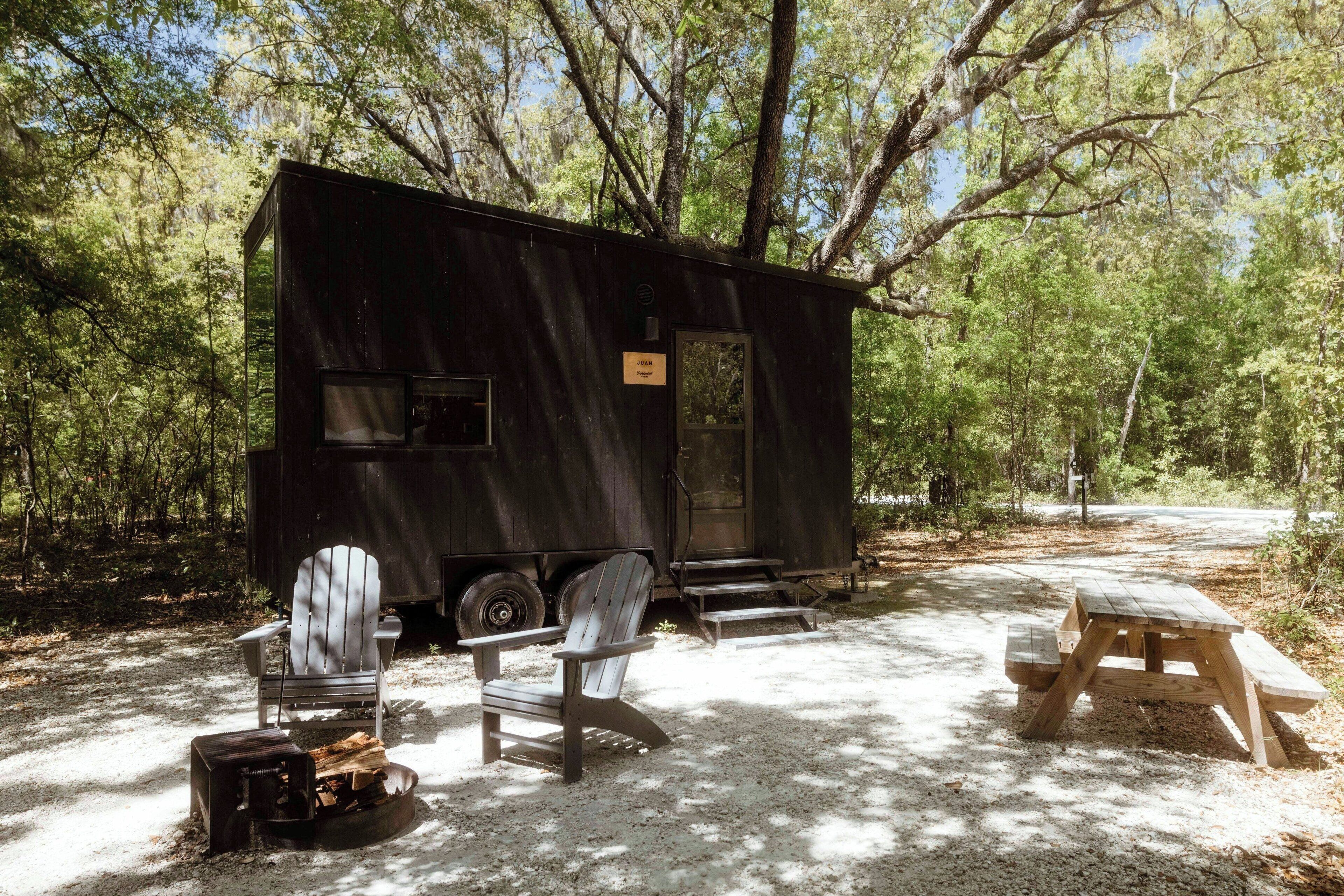 Cabaña estándar, 1 cama de matrimonio | Exterior