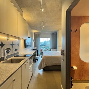 Apartemen Comfort | 1 kamar tidur, meja kerja, ruang kerja ramah laptop, dan Wi-Fi gratis