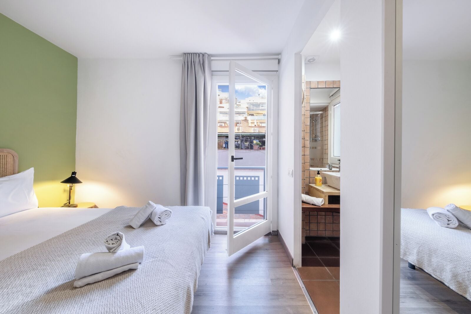 Lägenhet Standard - 1 sovrum | Strykjärn/strykbräda, gratis wi-fi och sängkläder