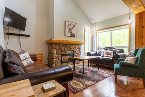 TV connectée, cheminée