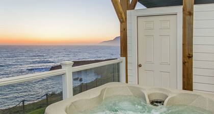 Abalone by OceanviewHotTubs Shelter Cove Oceanfront Tesla Charging