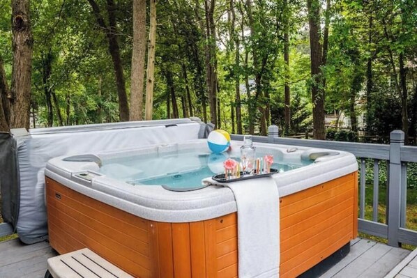 Bain à remous extérieur