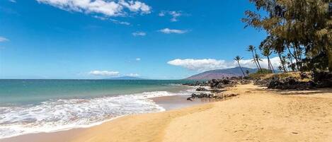 Sun-loungers, beach towels