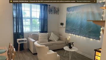 Smart TV, video games, DVD player, video library