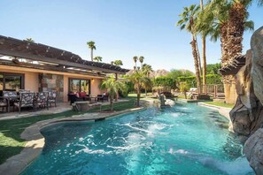 Pool - Tropical Oasis: Slide into Desert Bliss (Rancho Mirage)