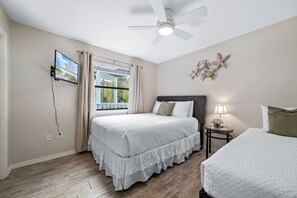 2 bedrooms, iron/ironing board, free WiFi, bed sheets