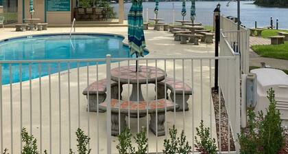 3BR 2BA riverfront condo with a boat slip