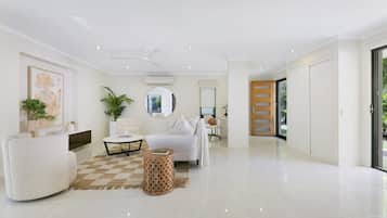 Villa, 4 Bedrooms | Living area | Flat-screen TV