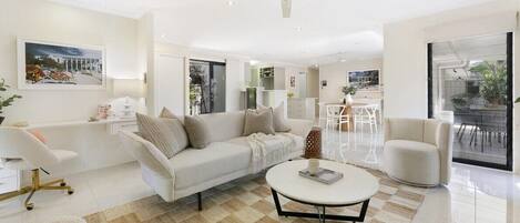 Villa, 4 Bedrooms | Living area | Flat-screen TV
