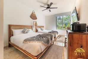 1 bedroom, in-room safe, blackout curtains, iron/ironing board - NHOA 209C Lux 1BR Pool View Aldea Zama (Tulum)