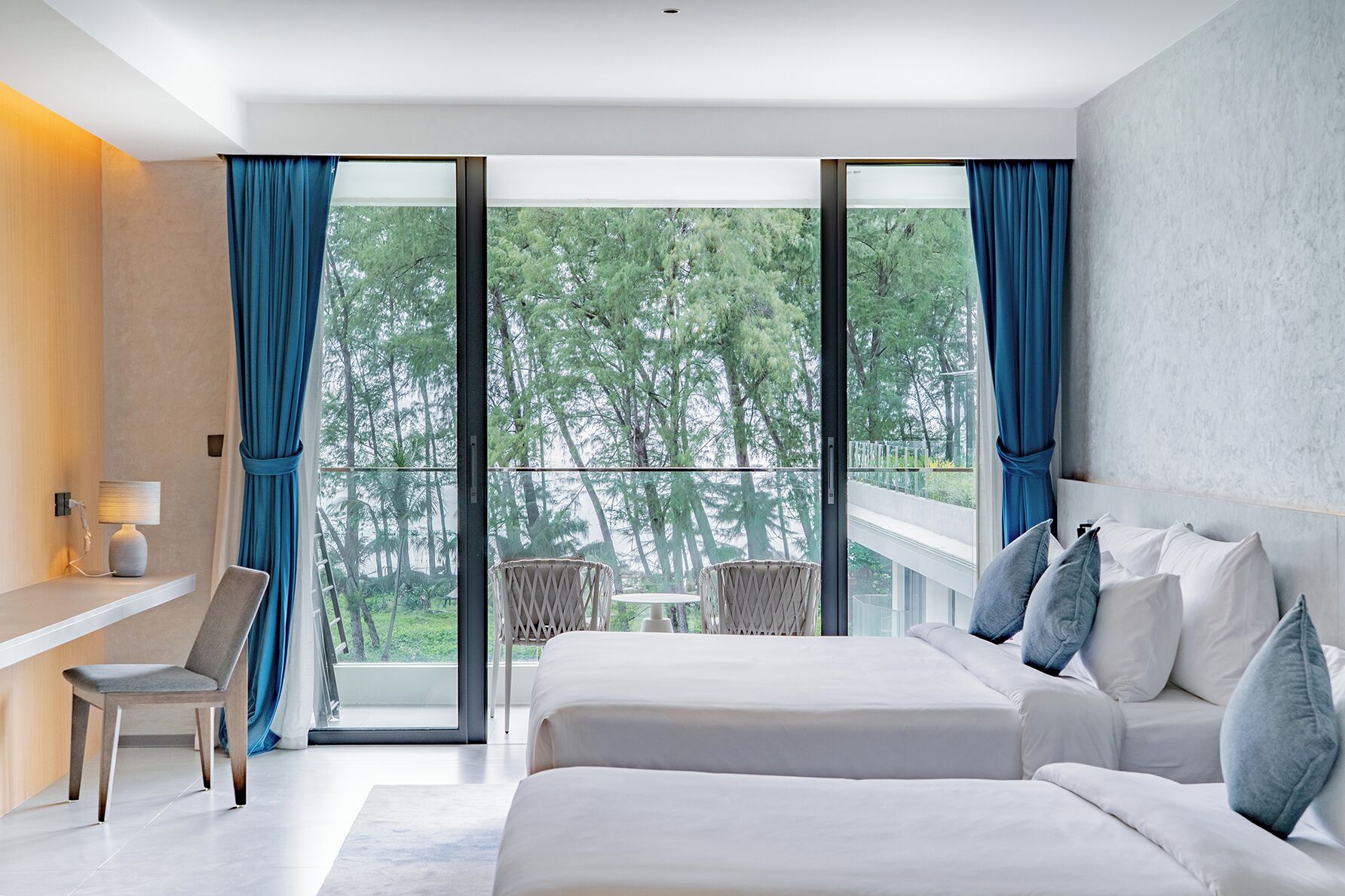 Chambre Triple « Premier », balcon, vue mer | Vue depuis le balcon