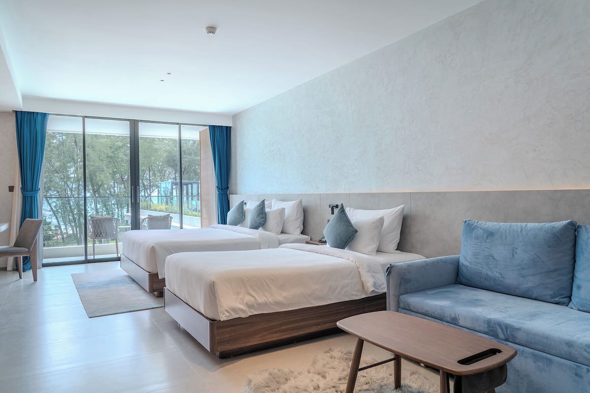 Premier Triple Room, Balcony, Sea View | Balcony view