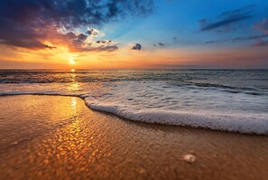 Tæt på stranden