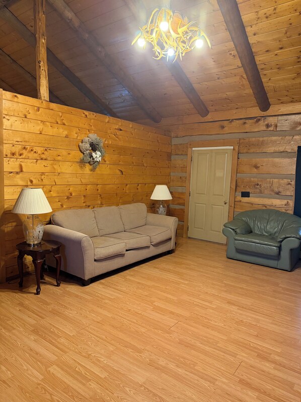 Smart TV, fireplace - Cozy cabin in lovely Seneca Rocks WV with WiFi, smart TVs and jucuzzi tub  (Seneca Rocks)