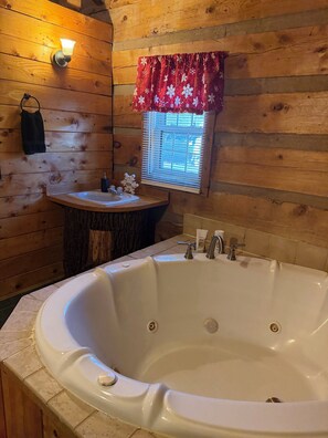 Towels, shampoo, toilet paper - Cozy cabin in lovely Seneca Rocks WV with WiFi, smart TVs and jucuzzi tub  (Seneca Rocks)