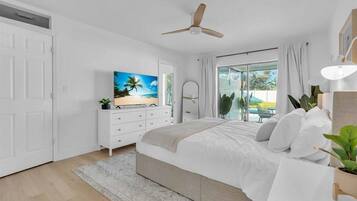 5 habitaciones, tabla de planchar con plancha, cuna de viaje y wifi