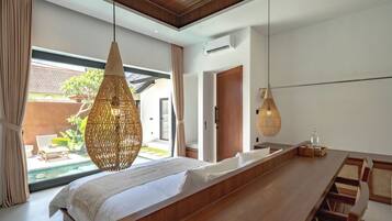 Exclusive Villa, Patio, Pool View | 2 bedrooms, Egyptian cotton sheets, premium bedding, memory-foam beds