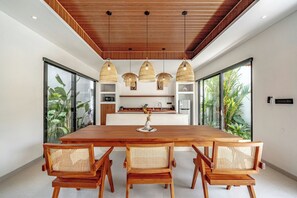 Exclusive Villa, Patio, Pool View | Dining room - Casa Umari (Canggu)