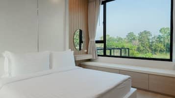 Villa Deluxe, 3 habitaciones, vista a la alberca | Vista desde la habitación