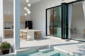 Deluxe Villa, 3 Bedrooms, Pool View | Living area | 32-inch flat-screen TV with cable channels - Lyntara Pool Villa Nongkhai (Nong Khai)