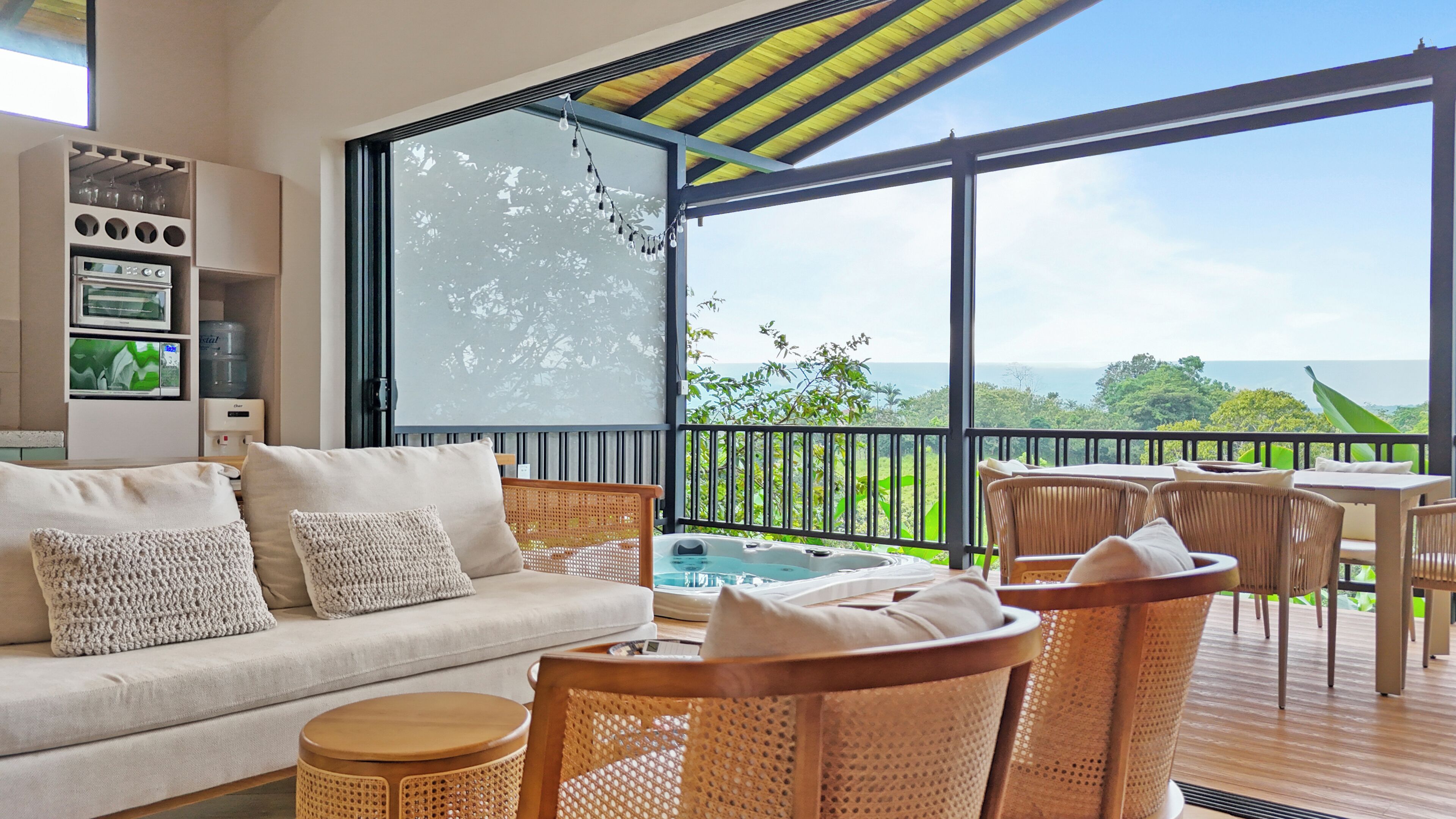 Cottage, Balcony, Mountain View | Living area | Flat-screen TV