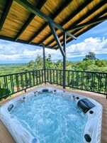 Cottage, Balcony, Mountain View | Living area | Flat-screen TV