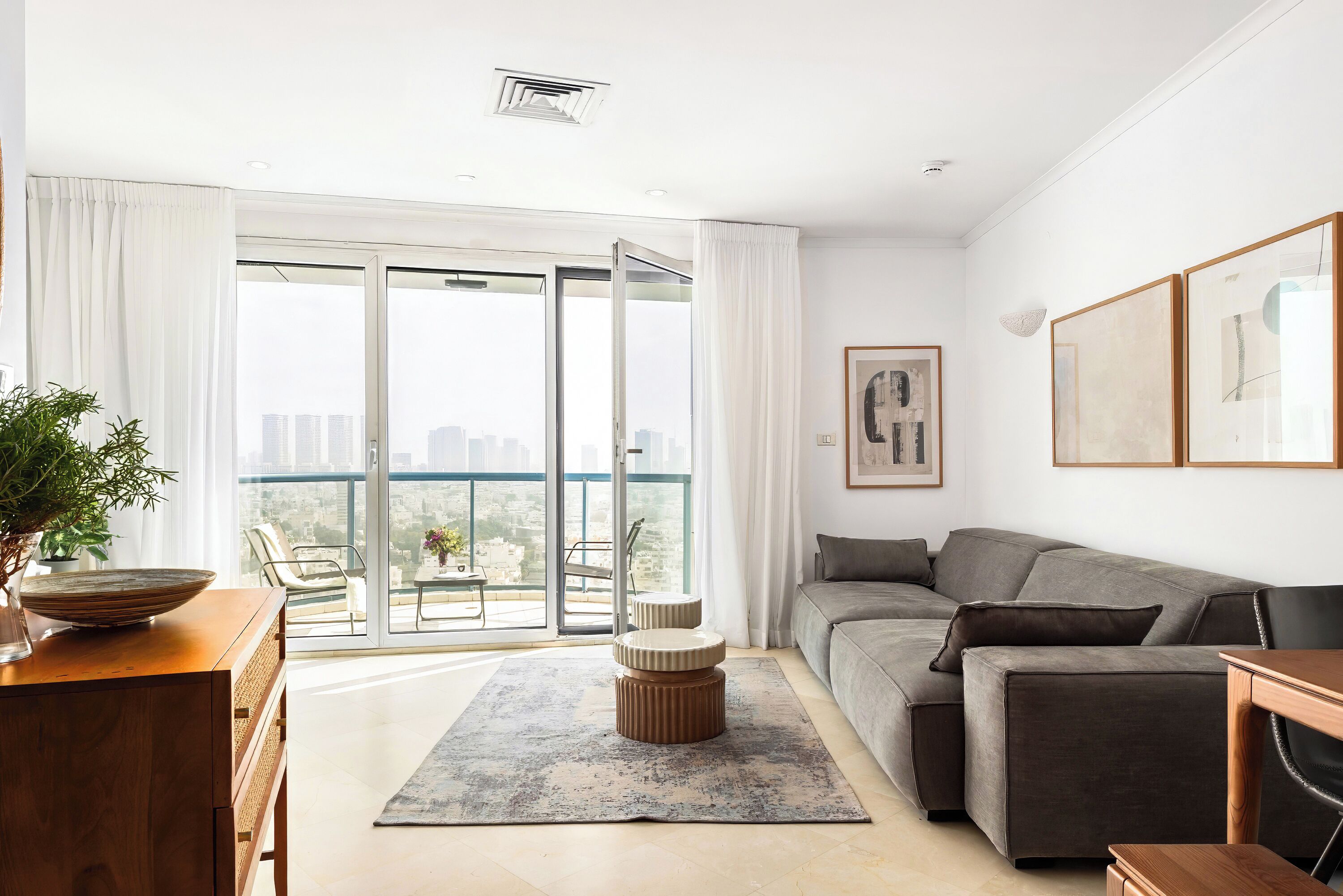 アパートメント シティビュー | リビング エリア