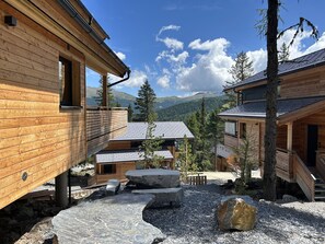 Terrace/patio - Superior Chalet # 10 with Sauna & Hot Tub (Turrach)