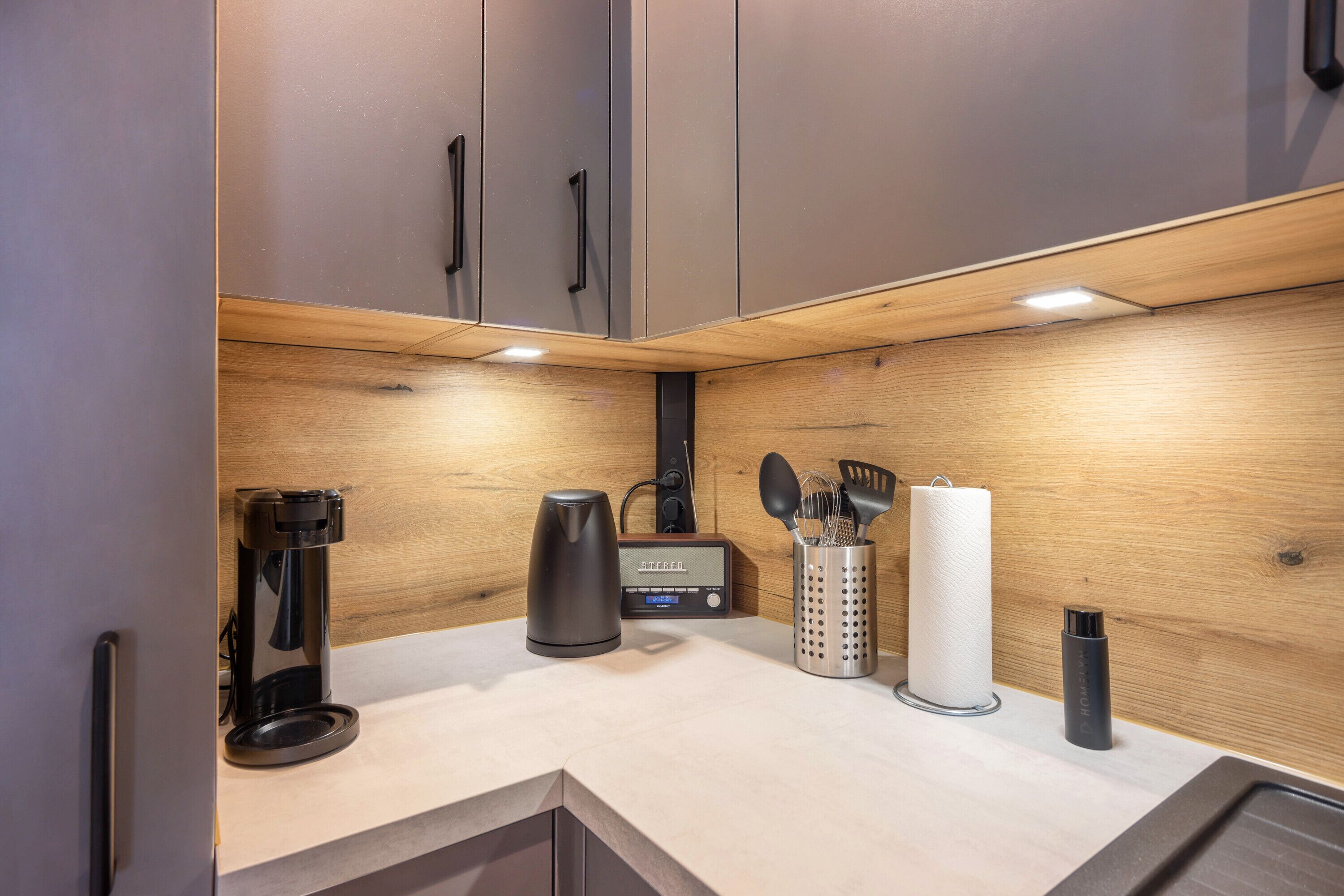 Kühlschrank, Ofen, Herdplatte, Geschirrspüler