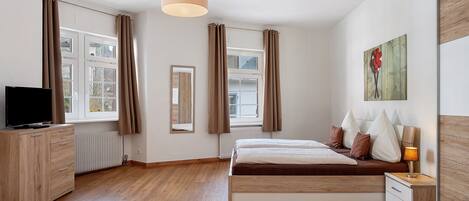 1 makuuhuone, ilmainen Wi-Fi, vuodevaatteet