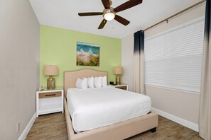 3 bedrooms, in-room safe, iron/ironing board, free WiFi