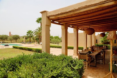 Villa Beldi Chic Novari heated pool-Marrakech- 8pers-breakfast included