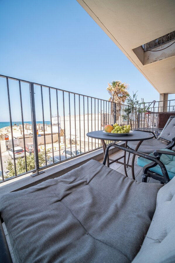 Condo, Beach View | Balcony view - Bat Galim Sea View Balcony by Sea N Rent (Haifa)