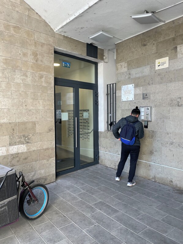Façade de l’hébergement
