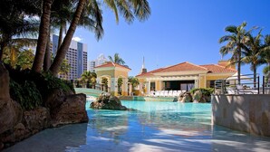 Indoor pool, outdoor pool