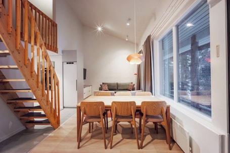 公寓, 1 间卧室, 桑拿浴, 山坡 (loft) | 起居区