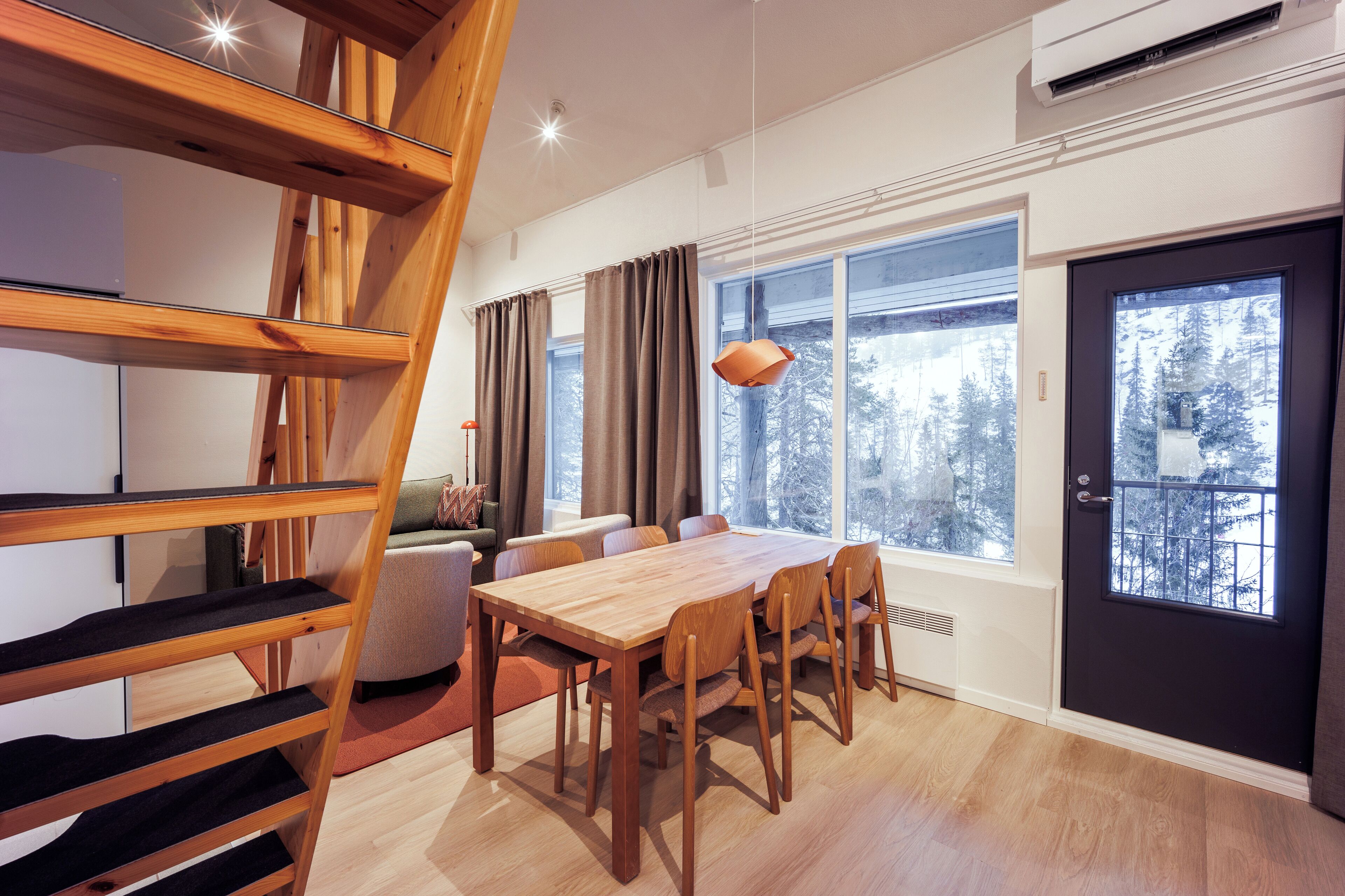 Appartement, 1 slaapkamer, sauna, aan piste (loft) | Woonruimte