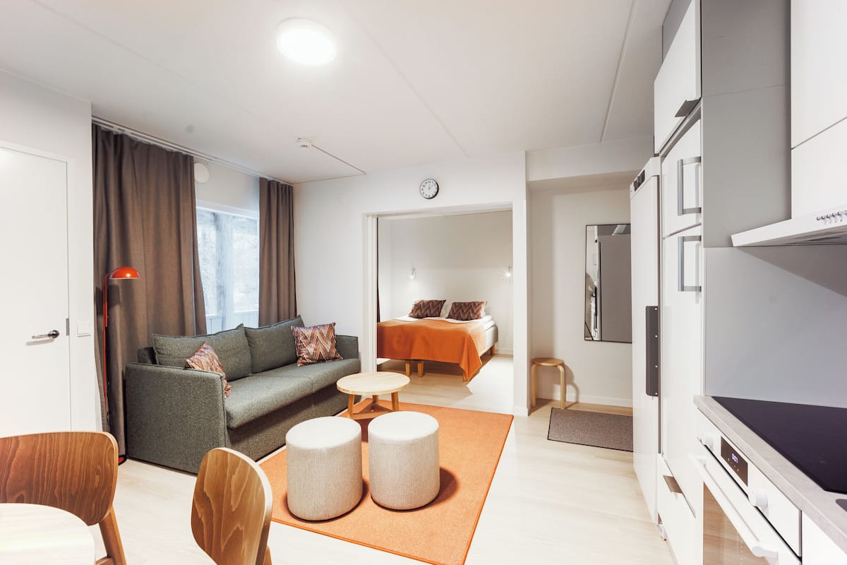 Apartment, 2 Bedrooms, Sauna, Slope side | 1 bilik tidur, cadar katil