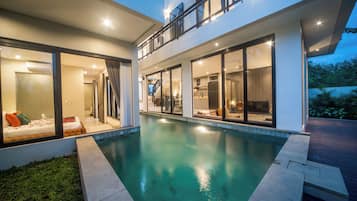 Villa Deluxe, 3 habitaciones, balcón, vista a la montaña | Alberca privada