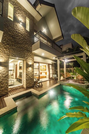 Deluxe Villa, 3 Bedrooms, Balcony, Mountain View | Private pool