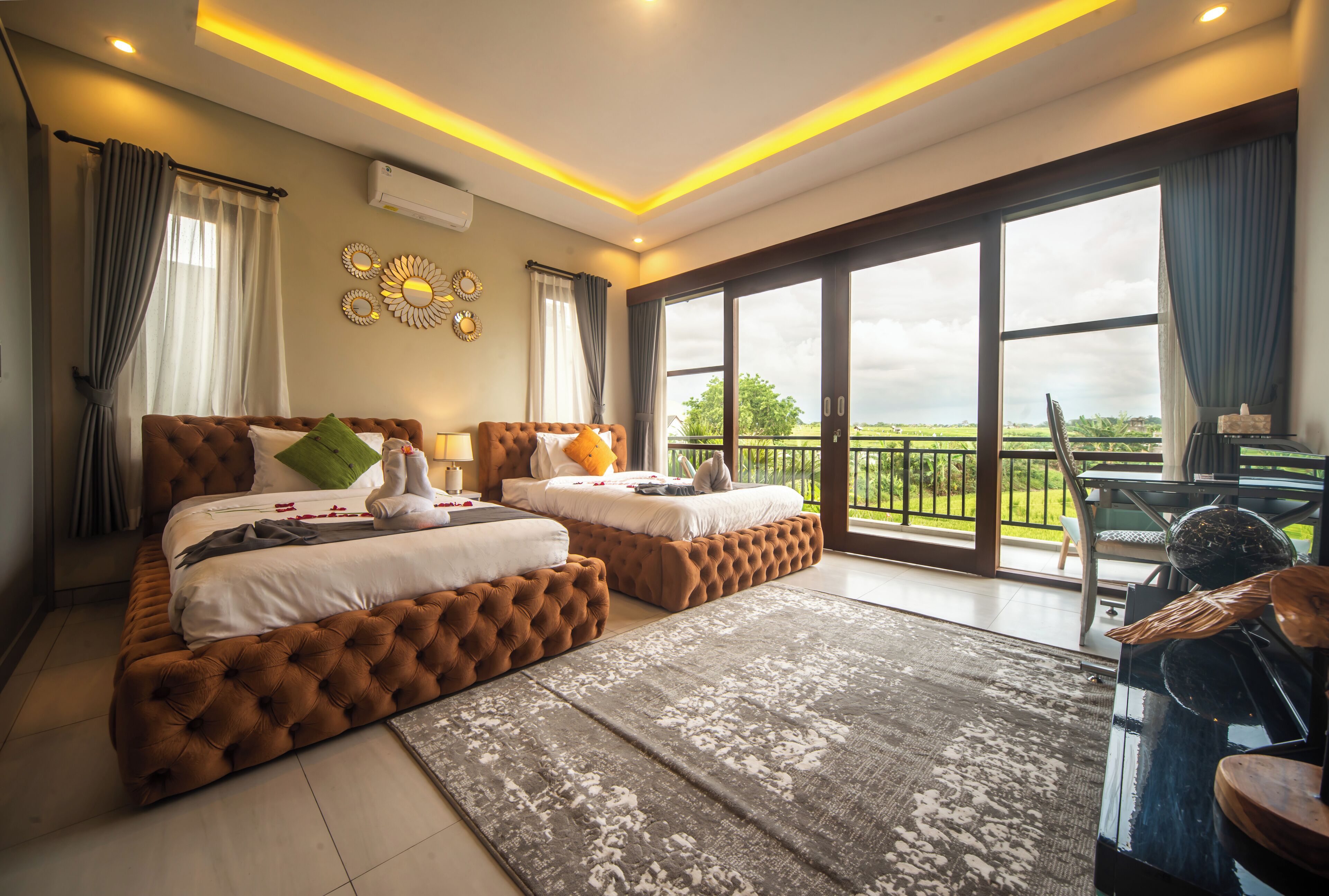 Deluxe Villa, 3 Bedrooms, Balcony, Mountain View