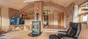 Cozy and spacious holiday home near Torup Strand close to the North Sea.