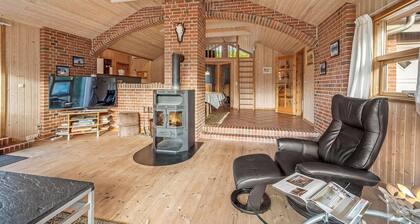 Cozy and spacious holiday home near Torup Strand close to the North Sea.