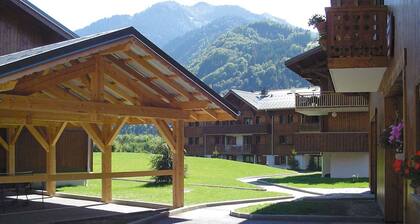 Chalet with terrace, pets allowed, near center and ski-bus